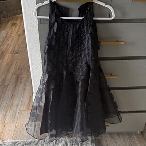 Ryu Black Layered Dress